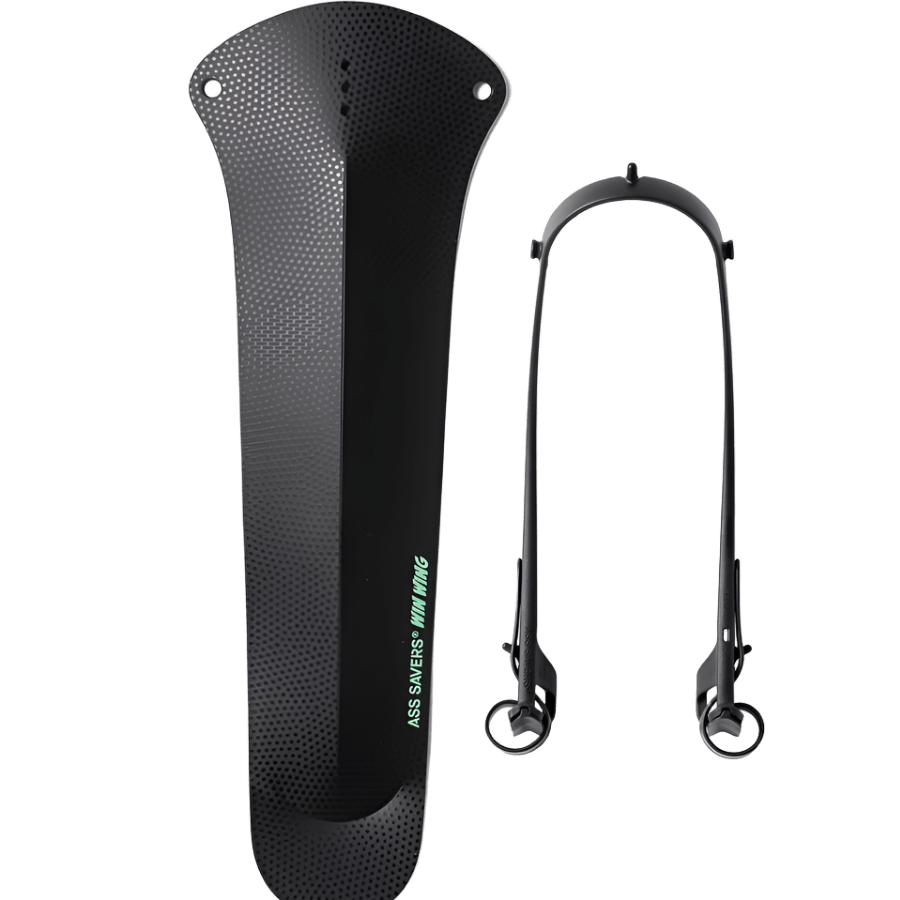 Ass Savers Win Wing 2 Gravel Rear Fender Black Dots Accessories - Fenders