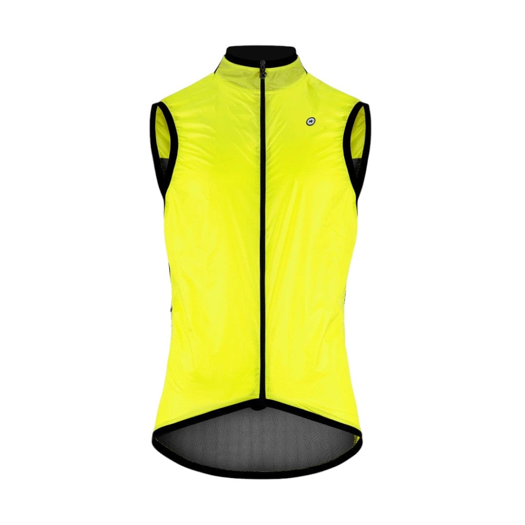 Assos Men's MILLE GT C2 Wind Vest Optic Yellow / XS Apparel - Clothing - Men's Vests