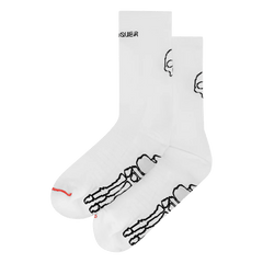 Attaquer Intra Skull Socks White / L Apparel - Clothing - Socks