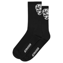 Attaquer Skull Logo Socks Black / S Apparel - Clothing - Socks