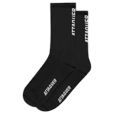 Attaquer Vertical Logo Socks Black / S Apparel - Clothing - Socks