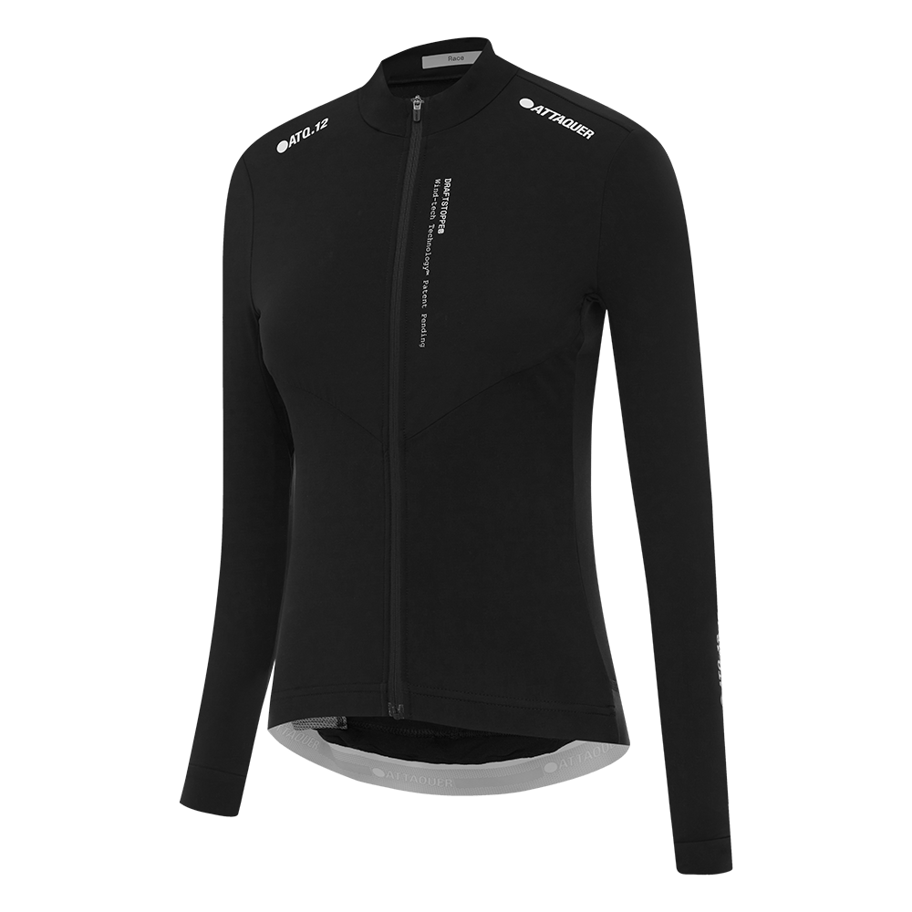 Attaquer Women's Race Winter LS Jersey Black / XXS Apparel - Clothing - Men's Jerseys - Road