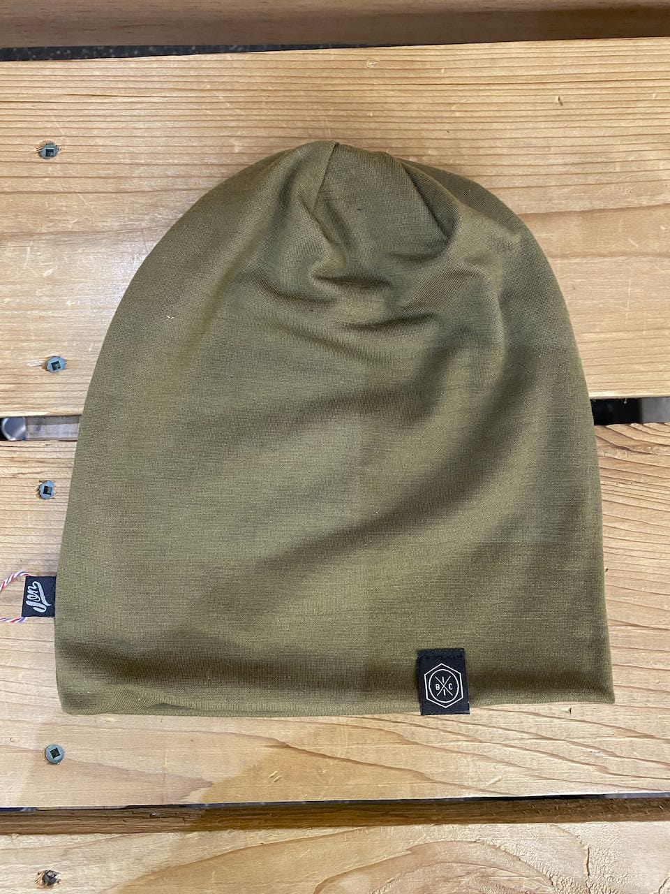 Bicicletta by Jon Wood Merino Toque Olive / S Apparel - Clothing - Riding Caps