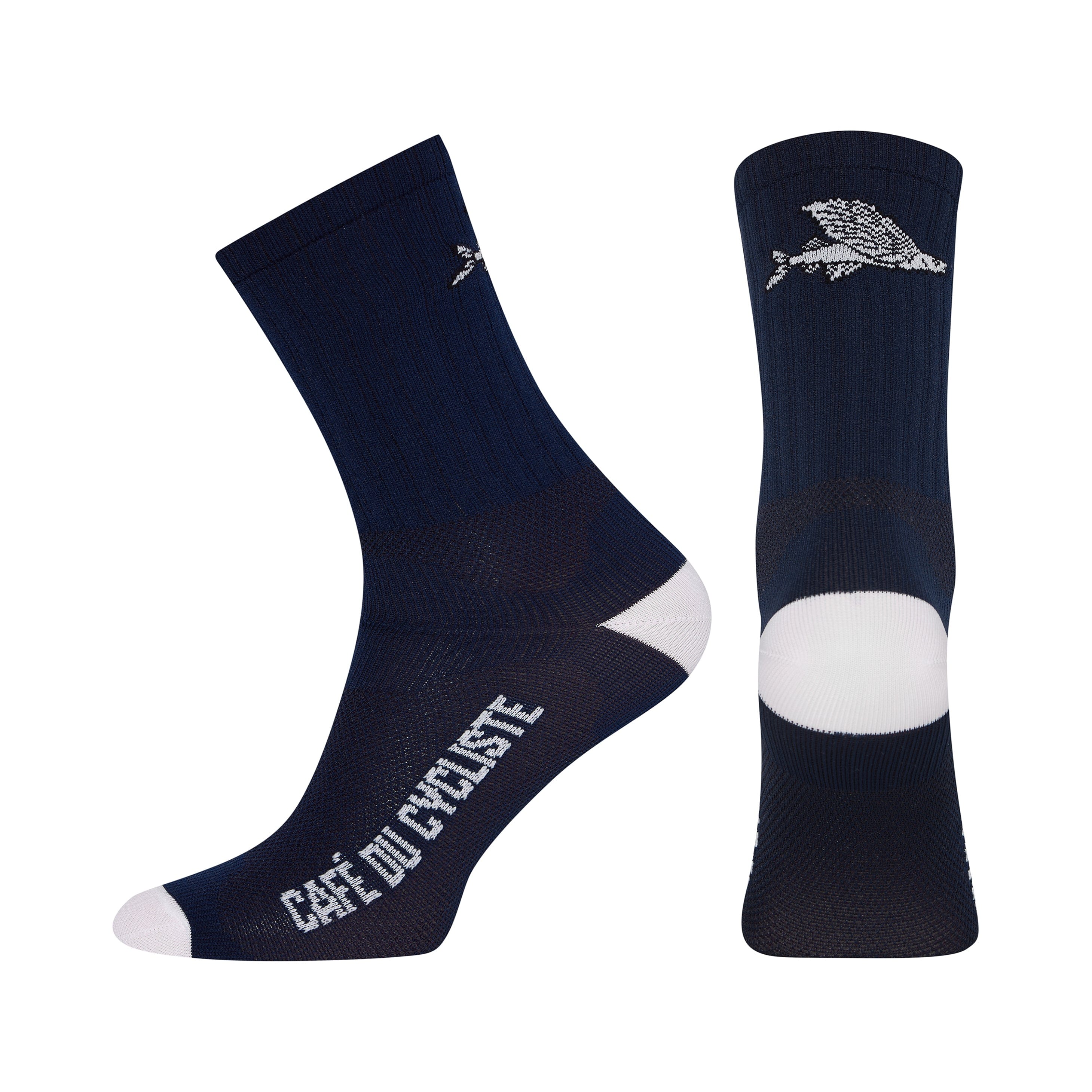 Café du Cycliste Gravel Sock Flying Fish Navy / S Apparel - Clothing - Socks