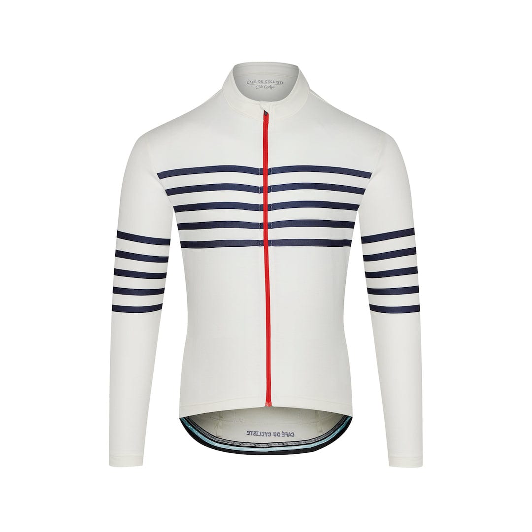 Café du Cycliste Men's Claudette Jersey White / XS Apparel - Clothing - Men's Jerseys - Road