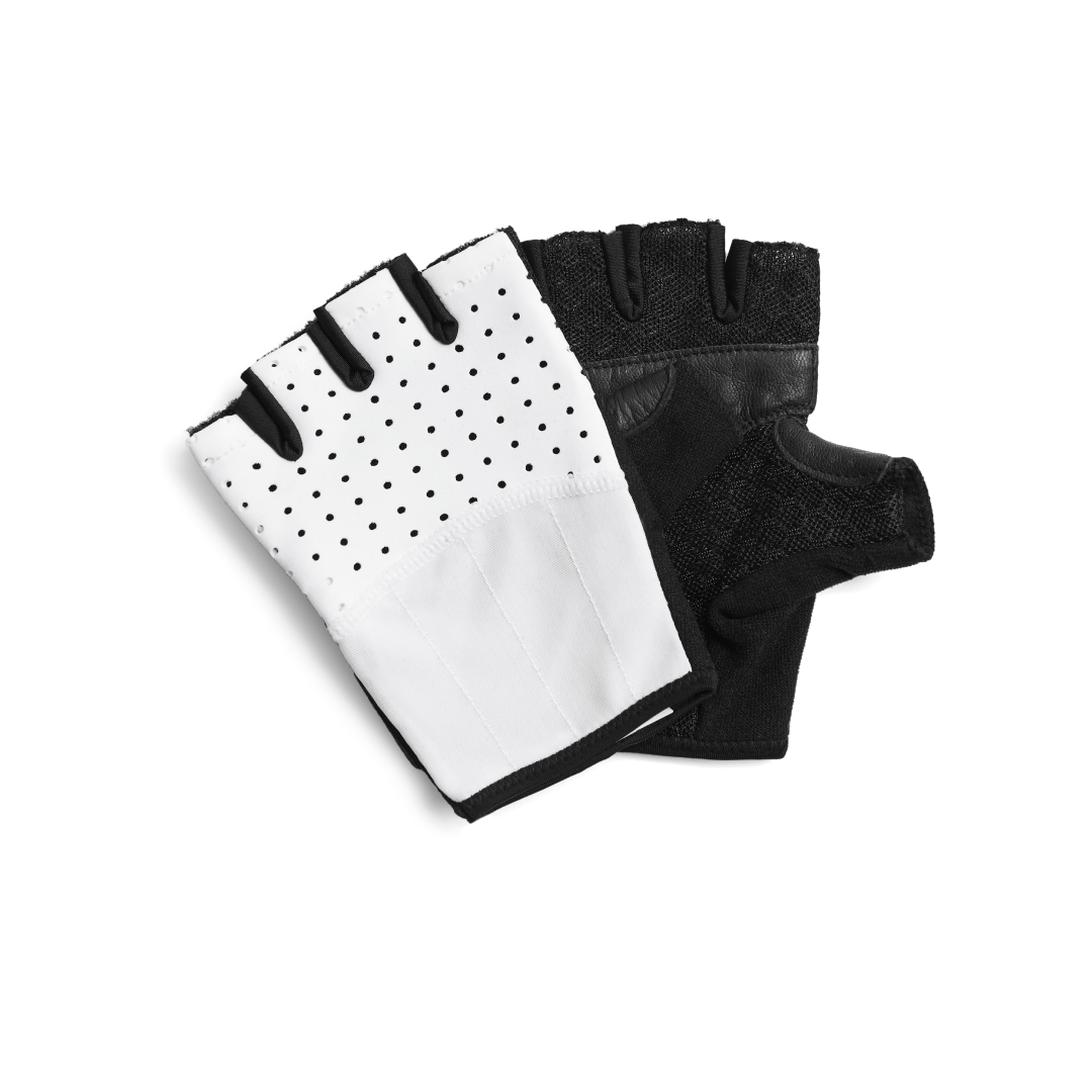 Café du Cycliste Summer Mitts Black/White / XS Apparel - Clothing - Gloves - Road