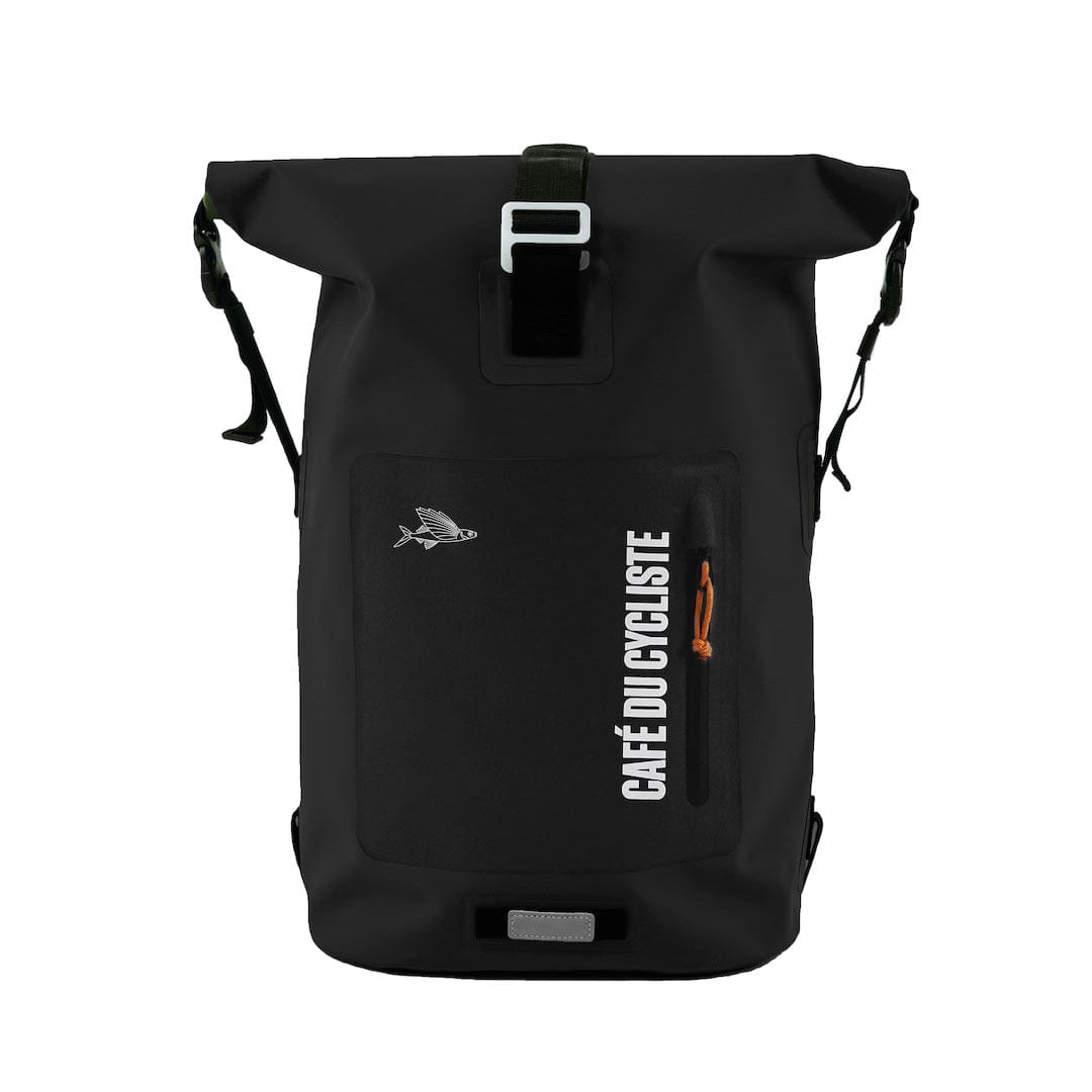 Café du Cycliste Waterproof Backpack Black Accessories - Bags - Backpacks
