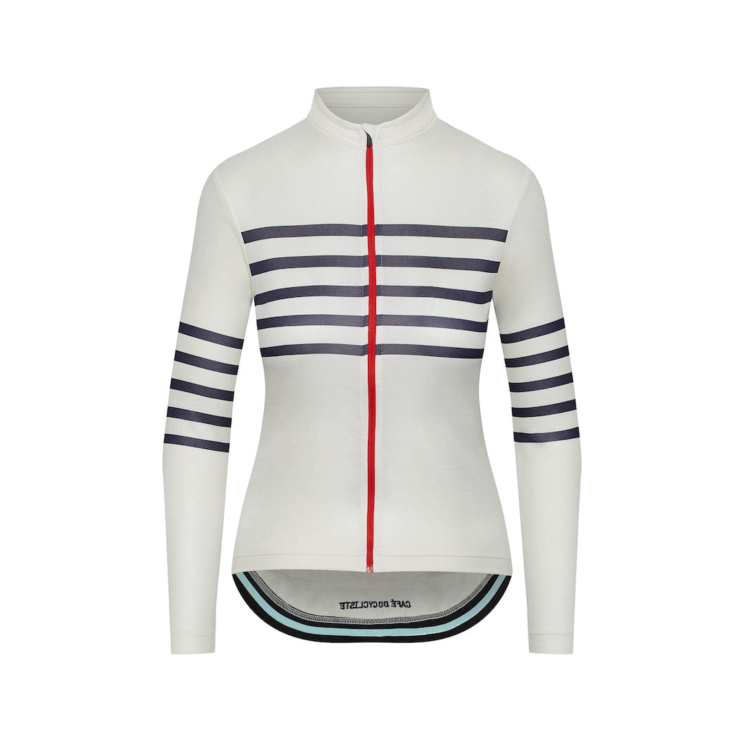 Café du Cycliste Women's Claudette White / XS Apparel - Clothing - Women's Jerseys - Road