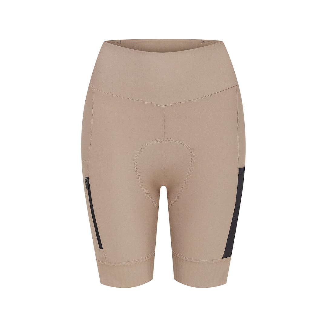 Café du Cycliste Women's Elsa Cargo Bib Shorts Oyster Grey / XS Apparel - Clothing - Women's Shorts - Road