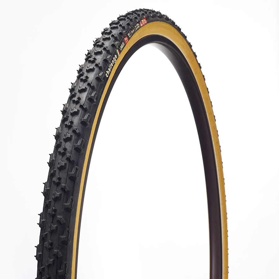 Challenge Limus Pro Clincher Challenge, Limus Pro, Tire, 700x33C, Folding, Clincher, Natural, SuperPoly, PPS, 300TPI, Tanwall / 700 Gravel Tires