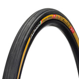 Challenge Strada Bianca Black/Tan Tire, 650x46C, Folding, Tubeless Ready, Vulcanized, Nylon, 120TPI, Tanwall Road Tires