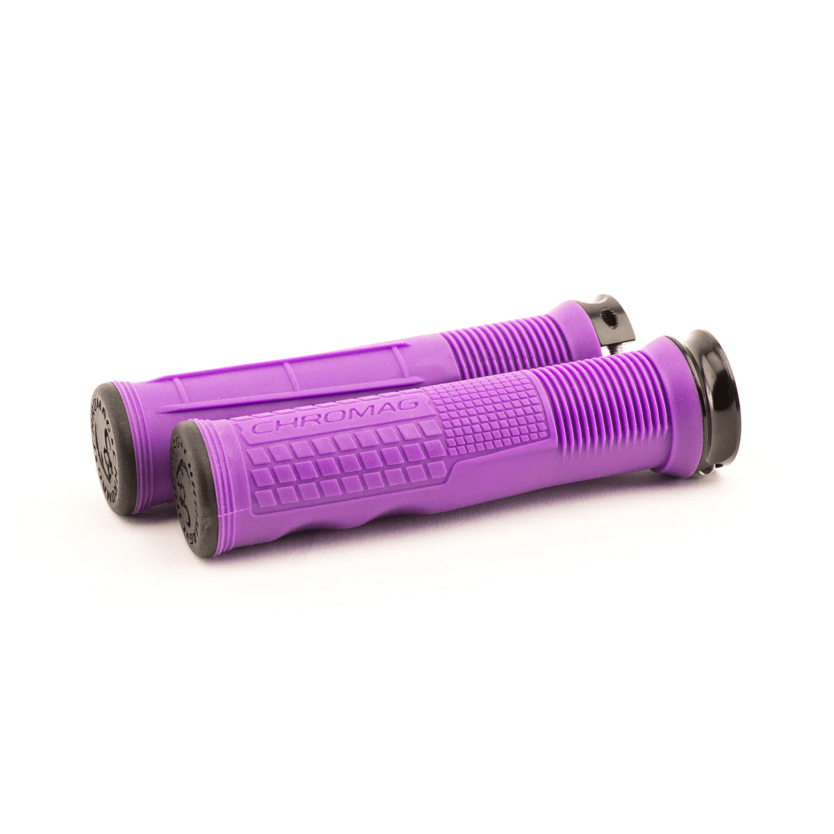 Chromag Format Grips Purple Parts - Handlebar Grips