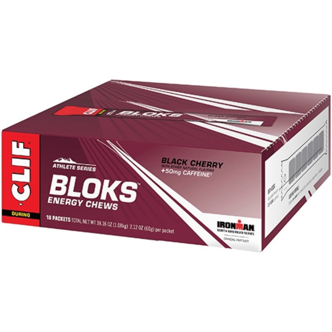 CLIF BLOKS Energy Chews Box of 18 Black Cherry Other - Nutrition - Gummies