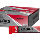 CLIF BLOKS Energy Chews Box of 18 Strawberry Other - Nutrition - Gummies