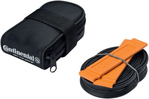 Continental Saddle Bag - Includes 700 x 18-25 Presta Tube, 2 Tire Levers, Black Accessories - Bags - Saddle Bags