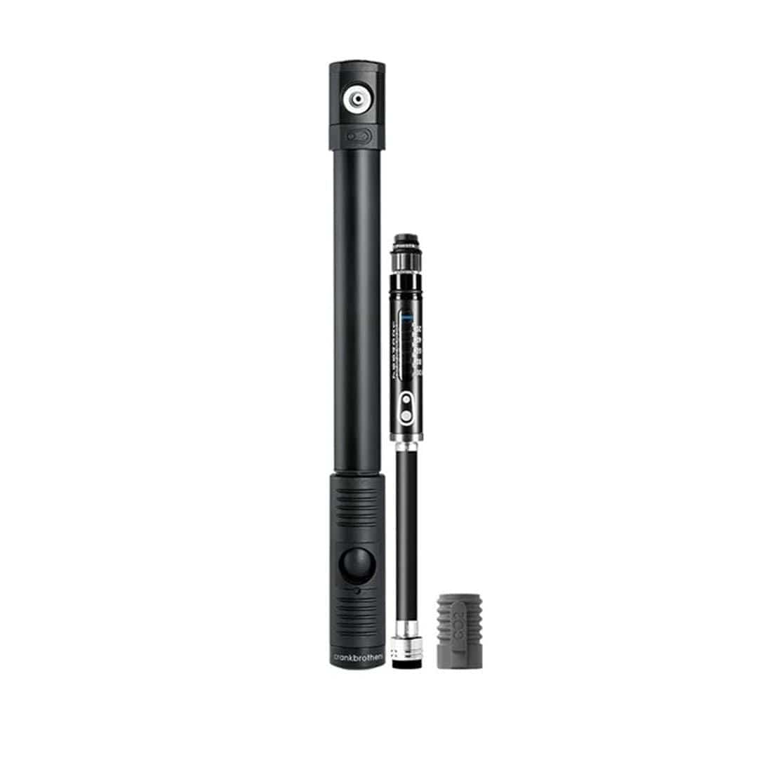 Crankbrothers Klic Pump with CO2 High Pressure Black Midnight Edition Accessories - Hand Pumps