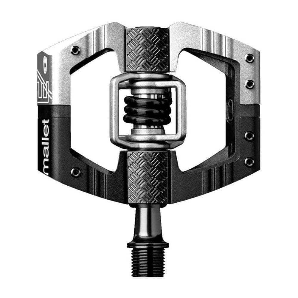 Crankbrothers Mallet E Pedal Black & Silver/Black / Long Spindle Parts - Pedals - Mountain - Clipless