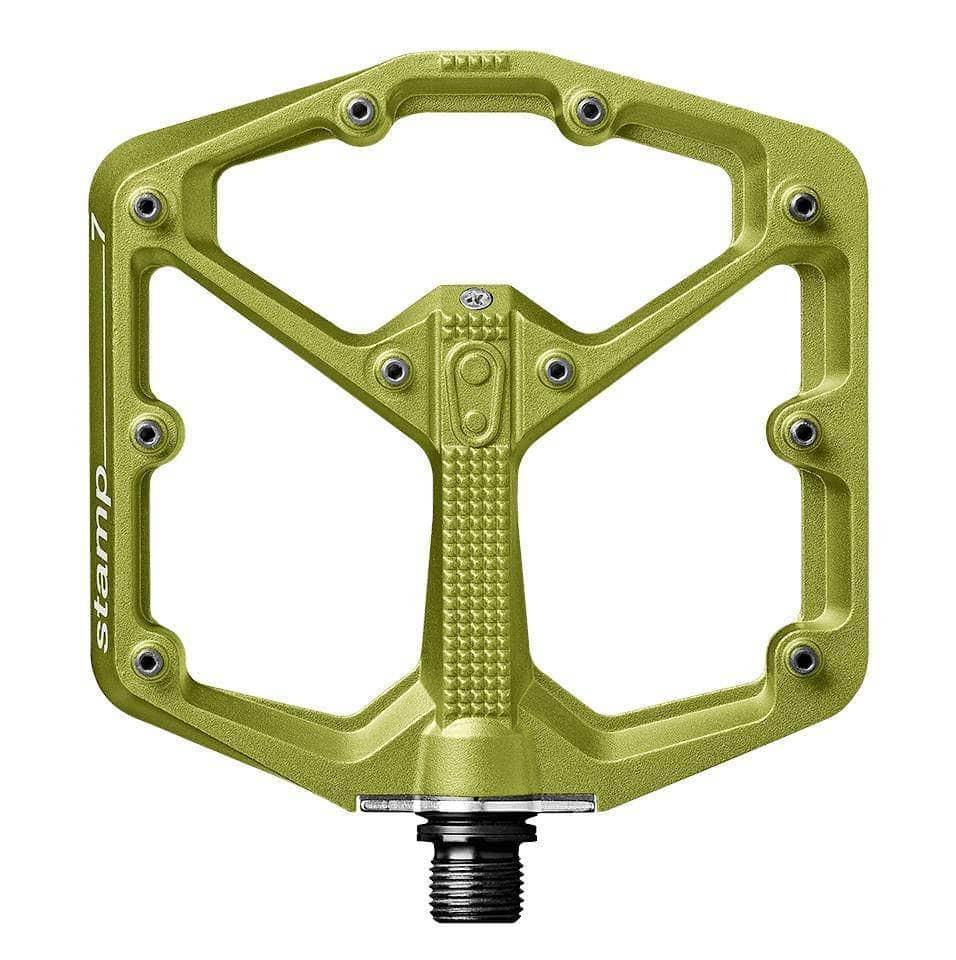 Crankbrothers Stamp 7 Pedal Green / Large Parts - Pedals - Mountain - Flats