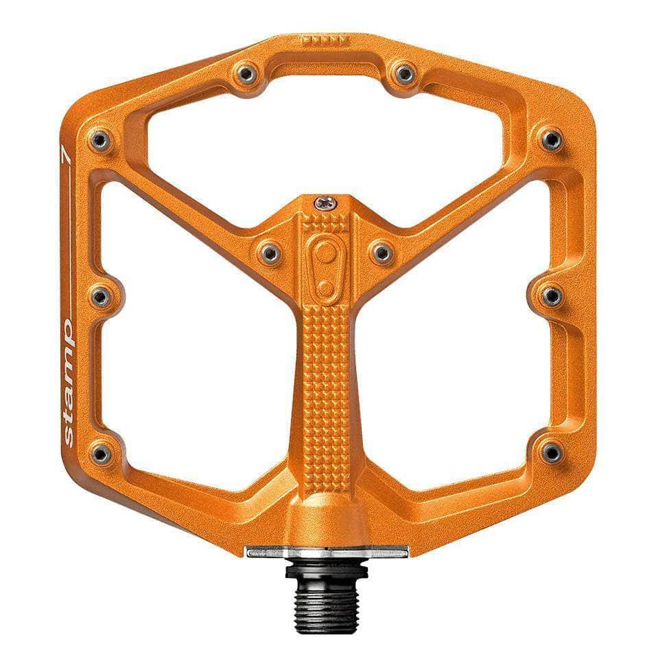 Crankbrothers Stamp 7 Pedal Orange / Large Parts - Pedals - Mountain - Flats