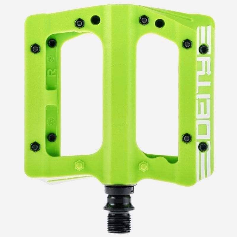 Deity Compound Pedals Green Parts - Pedals - Mountain - Flats