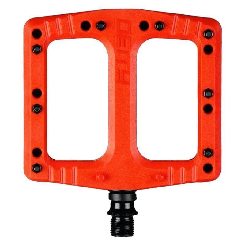 Deity Deftrap Pedals Red Parts - Pedals - Mountain - Flats