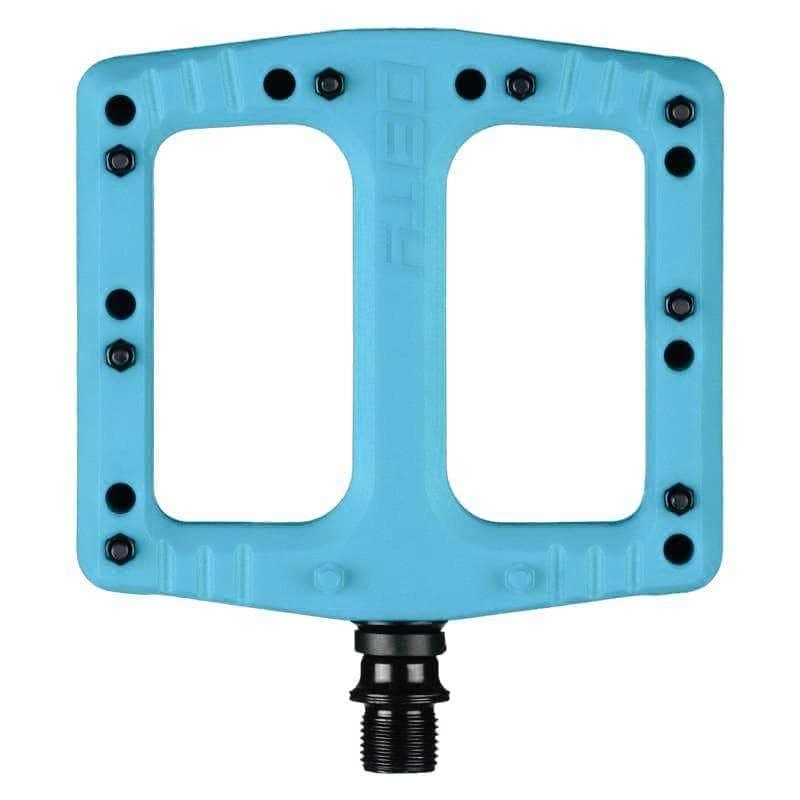 Deity Deftrap Pedals Turquoise Parts - Pedals - Mountain - Flats