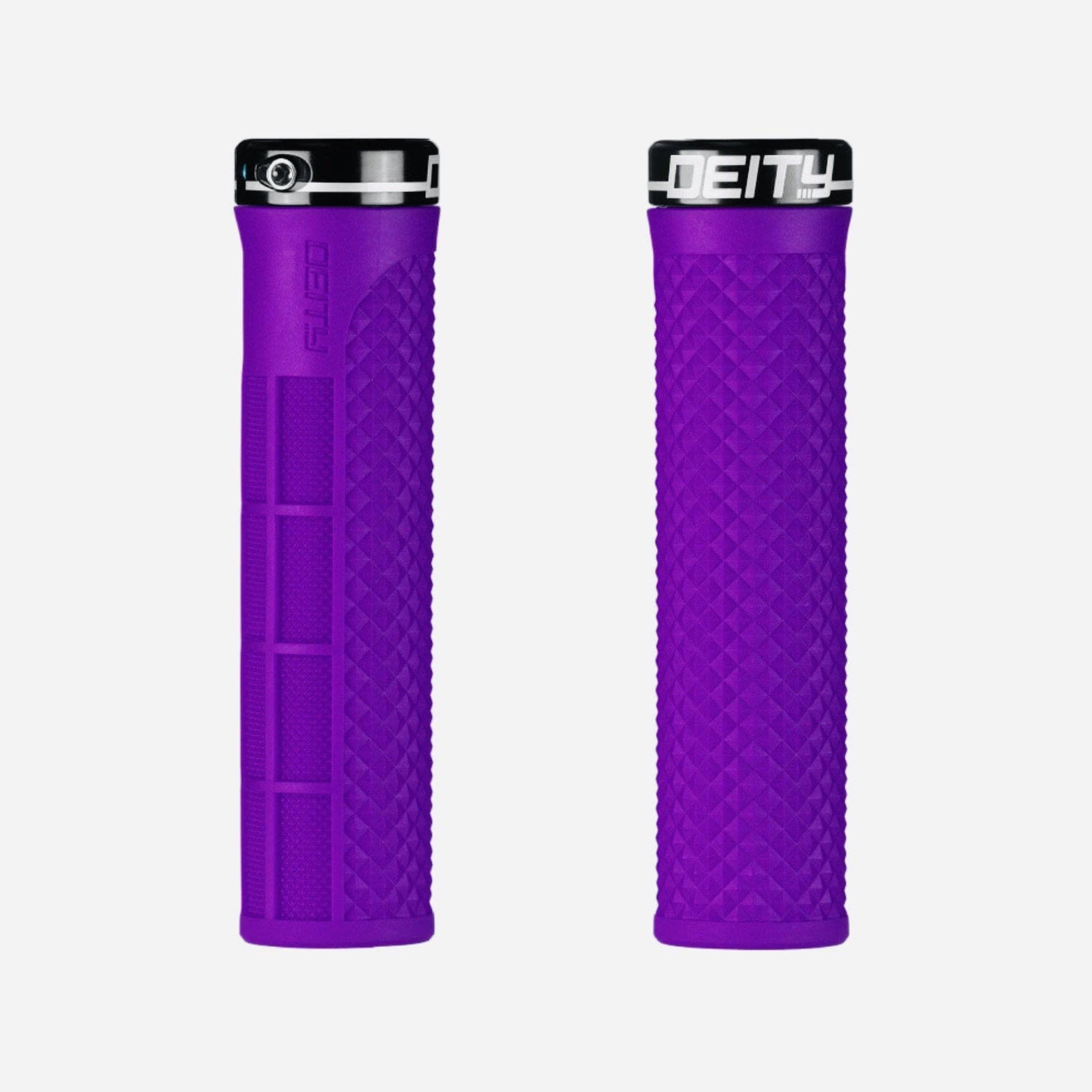 Deity Lockjaw Grips Purple Parts - Handlebar Grips