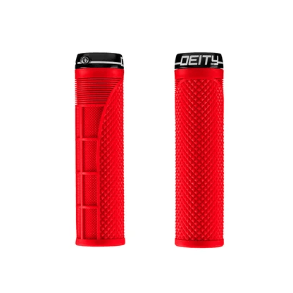 Deity Megattack Grips Red Parts - Handlebar Grips