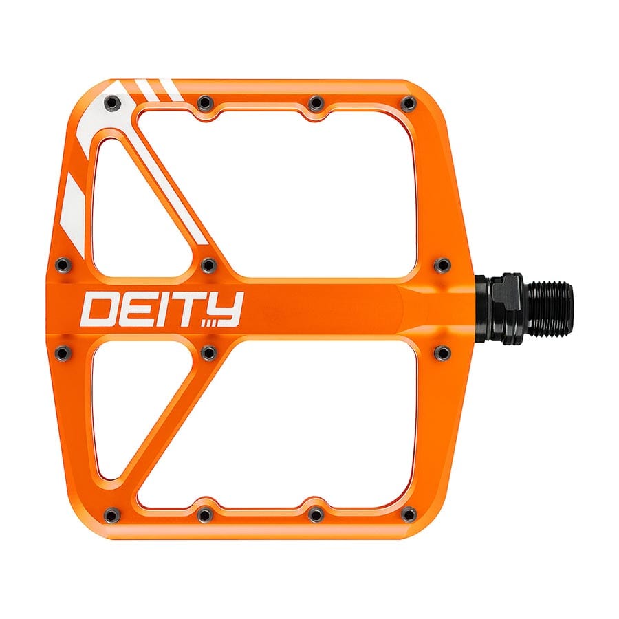 Deity SuperVillain Orange, Pair Platform Pedals