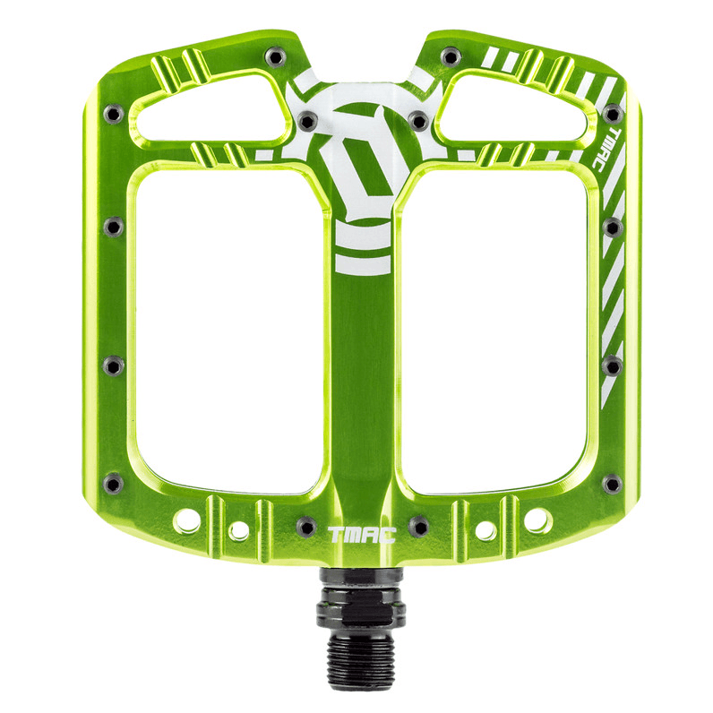 Deity TMAC Pedals Green Platform Pedals