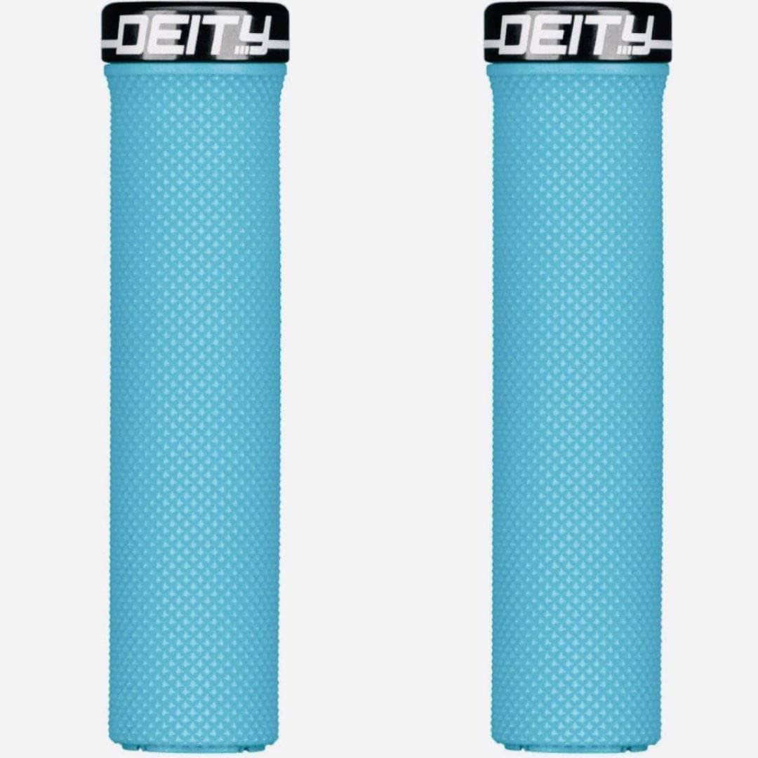 Deity Waypoint Grips Turquoise Parts - Handlebar Grips