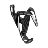 Elite Vico Carbon Bottle Cage Gloss Black/White Graphic Accessories - Bottle Cages