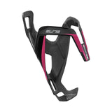 Elite Vico Carbon Bottle Cage Matte Black/Amaranth Graphic Accessories - Bottle Cages