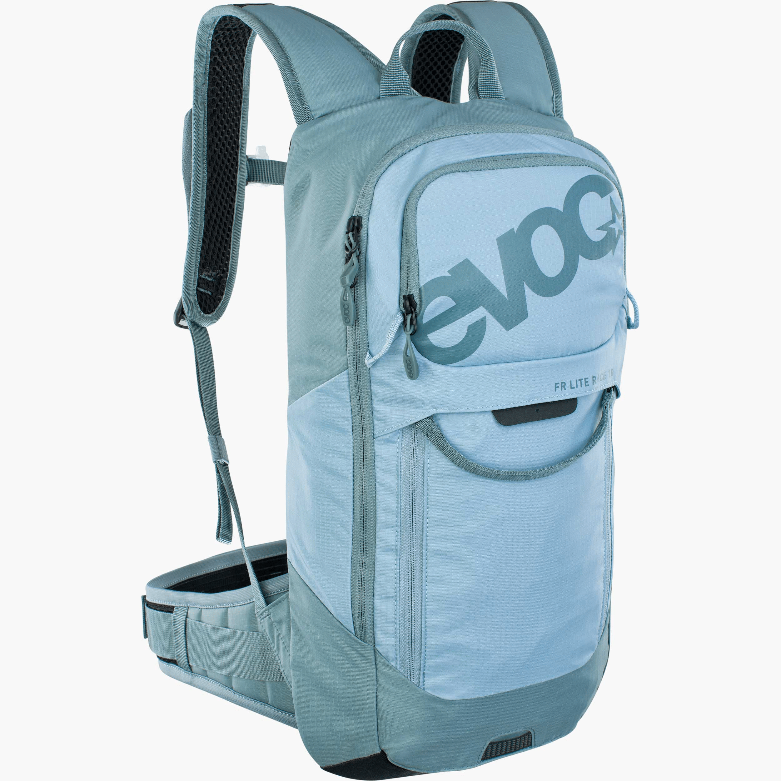 EVOC FR Lite Race Protector Backpack 10L Steel/Copen Blue / S Accessories - Bags - Backpacks