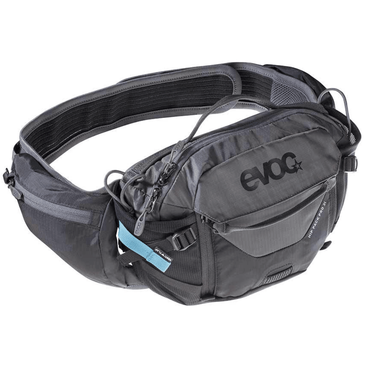 EVOC Hip Pack Pro 3L (No Bladder) Black/Carbon Grey Hip Packs