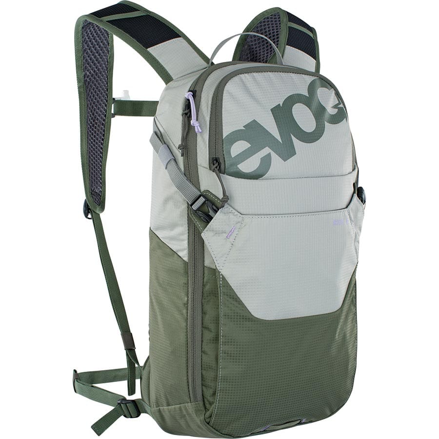 EVOC Ride 8 Hydration Bag 8L Included (2L), Stone - Dark Olive Accessories - Bags - Hydration Packs