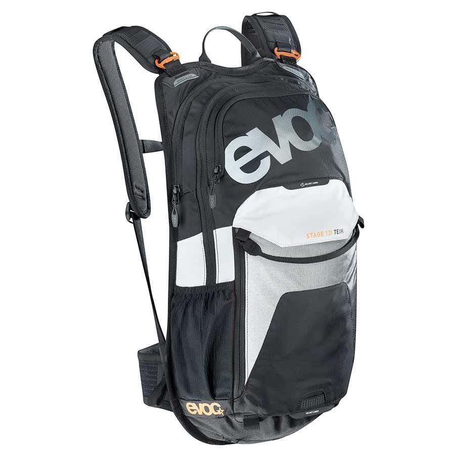 EVOC Stage 12 lcuded, Black/White/Neon Orange Hydration Bags