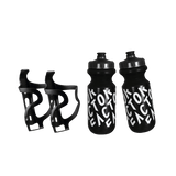 Factor Bottles & Black Inc Cages Set (x2) Accessories - Bottle Cages