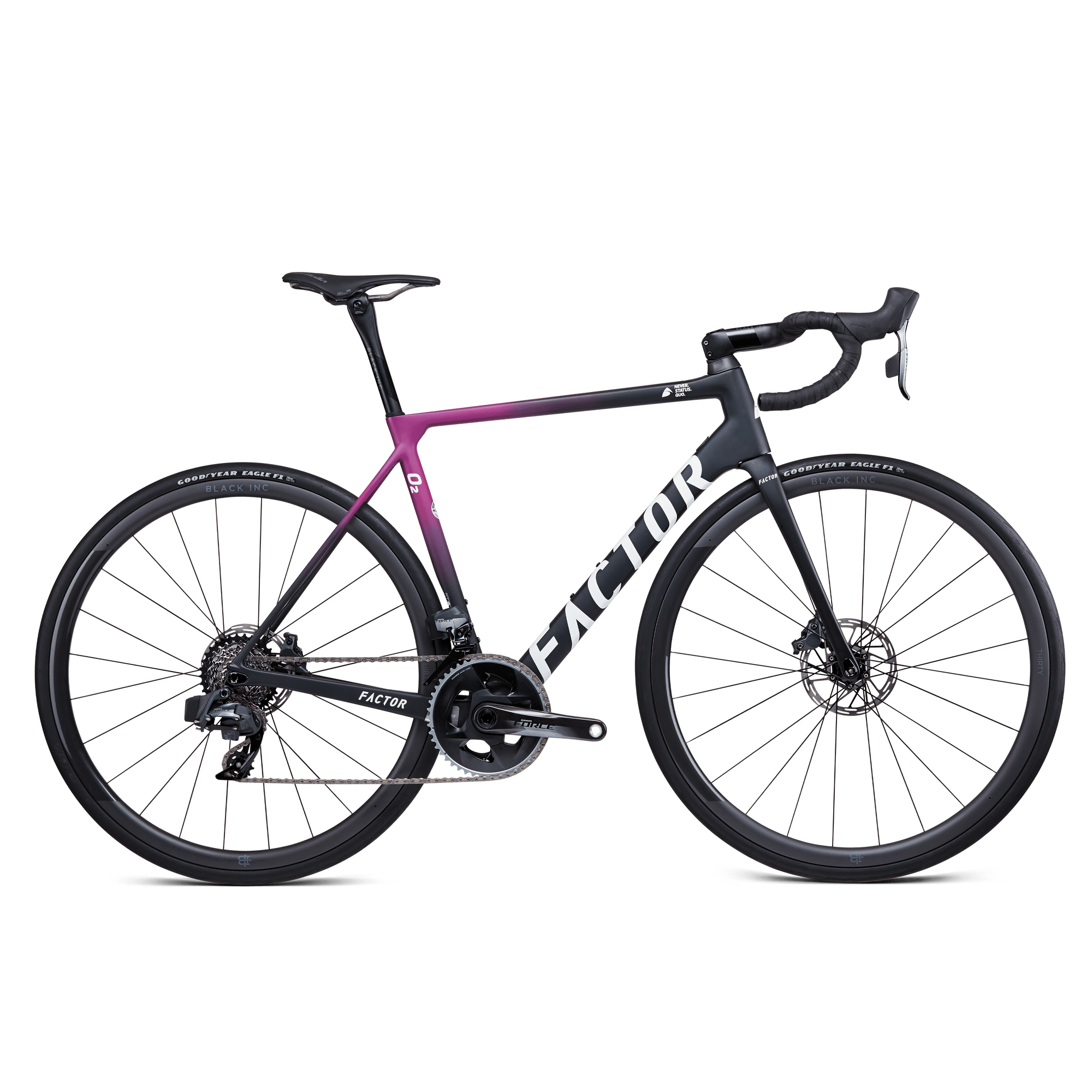 Factor O2 RED AXS w/Power Meter Midnight Pink / 49cm Bikes - Road