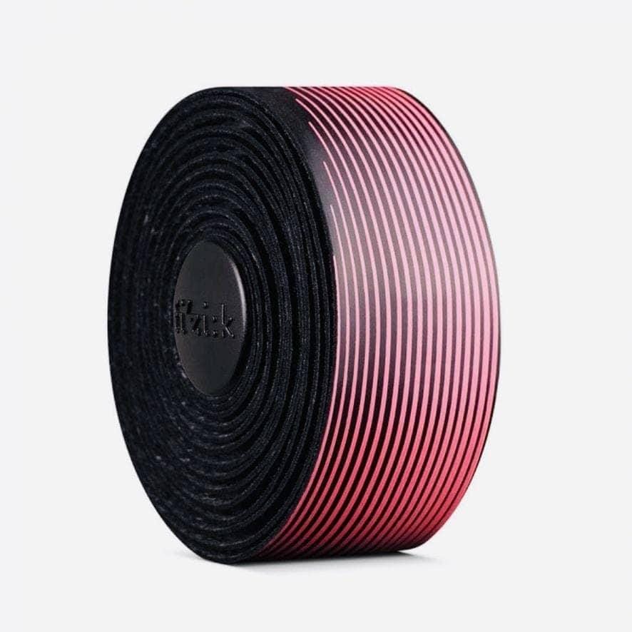 fizik Vento Microtex Tacky Bi-Colour 2mm Bar Tape Black/Pink Parts - Handlebar Tape