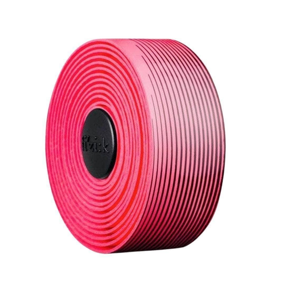 fizik Vento Microtex Tacky Bi-Colour 2mm Bar Tape Pink Fluo/Black Parts - Handlebar Tape