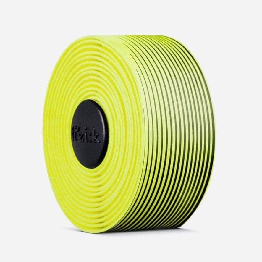 fizik Vento Microtex Tacky Bi-Colour 2mm Bar Tape Yellow Fluo/Black Parts - Handlebar Tape