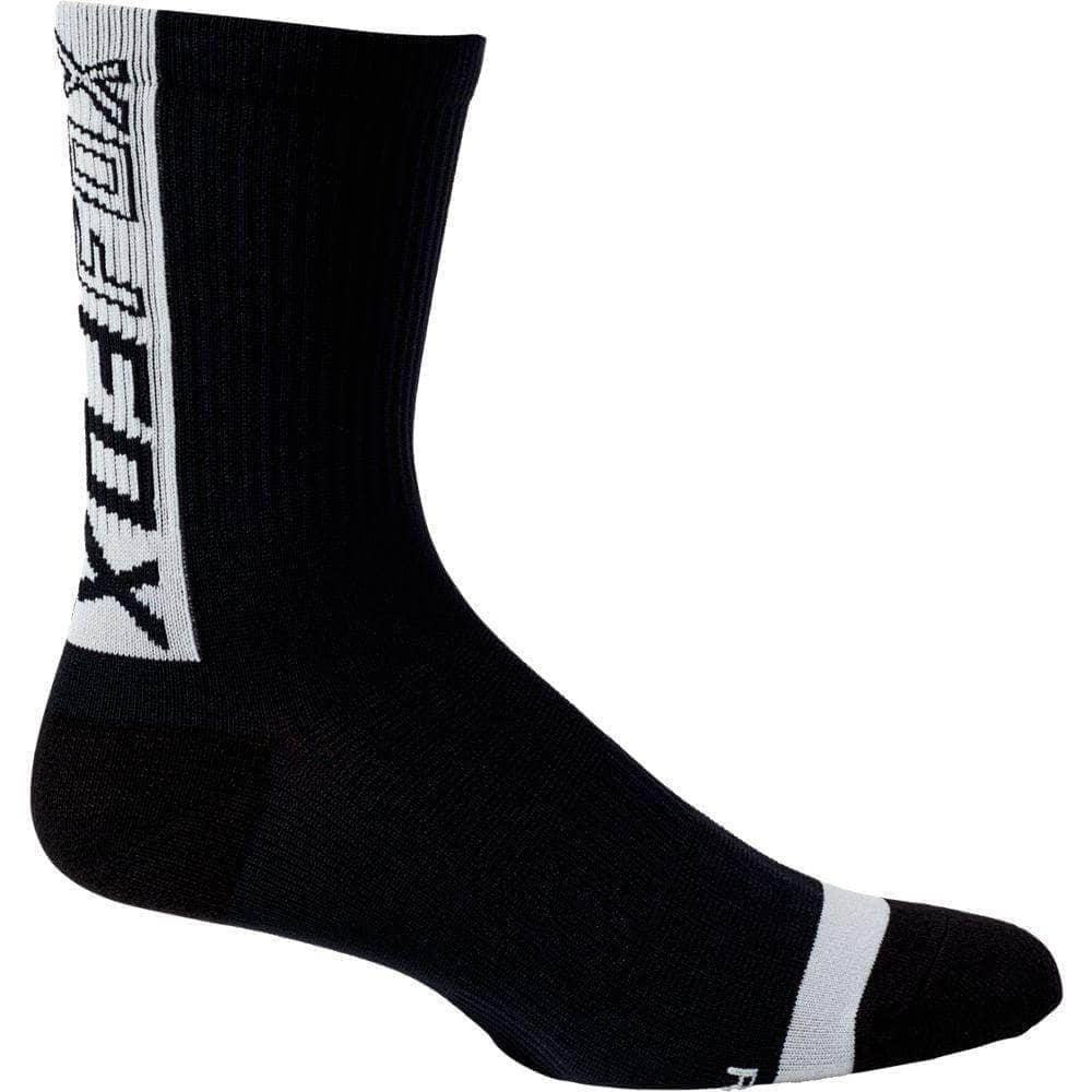 Fox Racing 6" Ranger Sock Black / S/M Apparel - Clothing - Socks