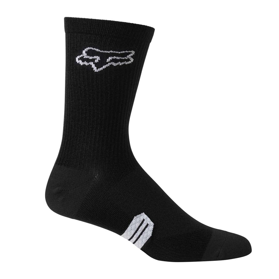 Fox Racing 8" Ranger Sock Black / S/M Apparel - Clothing - Socks