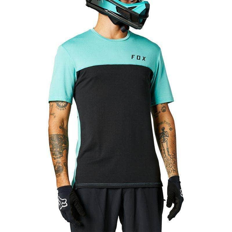 Fox Racing Flexair Delta SS Jersey Black / S Apparel - Clothing - Men's Jerseys - Mountain