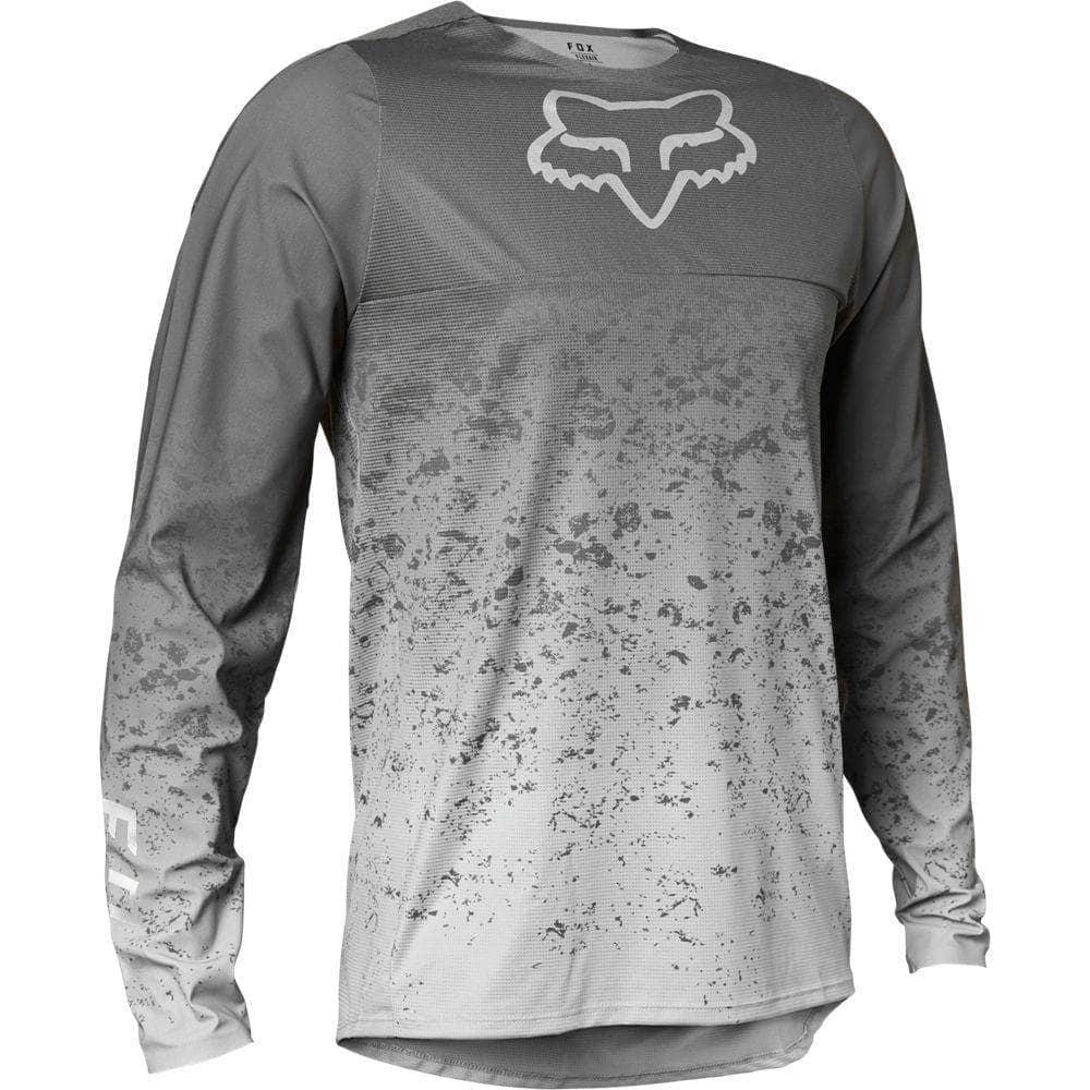 Fox Racing Flexair RS Lunar Jersey Light Grey / Small Apparel - Clothing - Men's Jerseys - Mountain