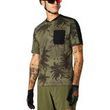 Fox Racing Ranger DR SS Henley Olive Green / Small Apparel - Clothing - Men's Jerseys - Mountain