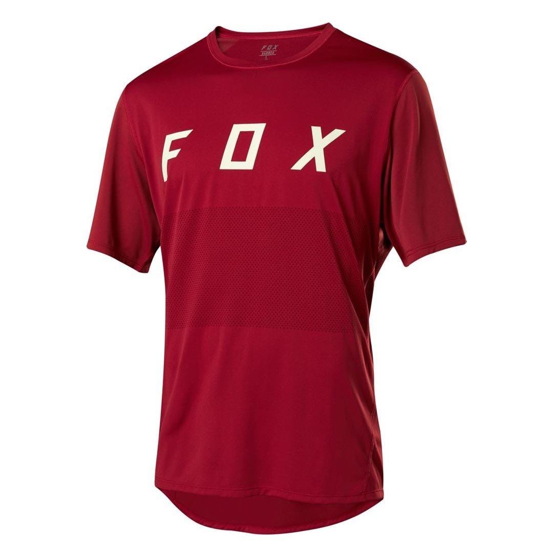 Fox Racing Ranger SS Fox Jersey Chili / S Apparel - Clothing - Men's Jerseys - Mountain