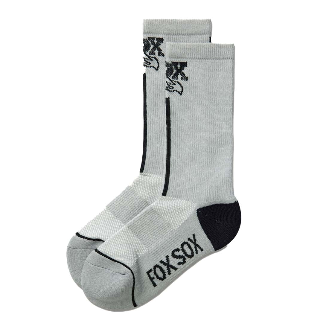 Fox Racing Transfer Coolmax 7" Sock Grey / S/M Apparel - Clothing - Socks