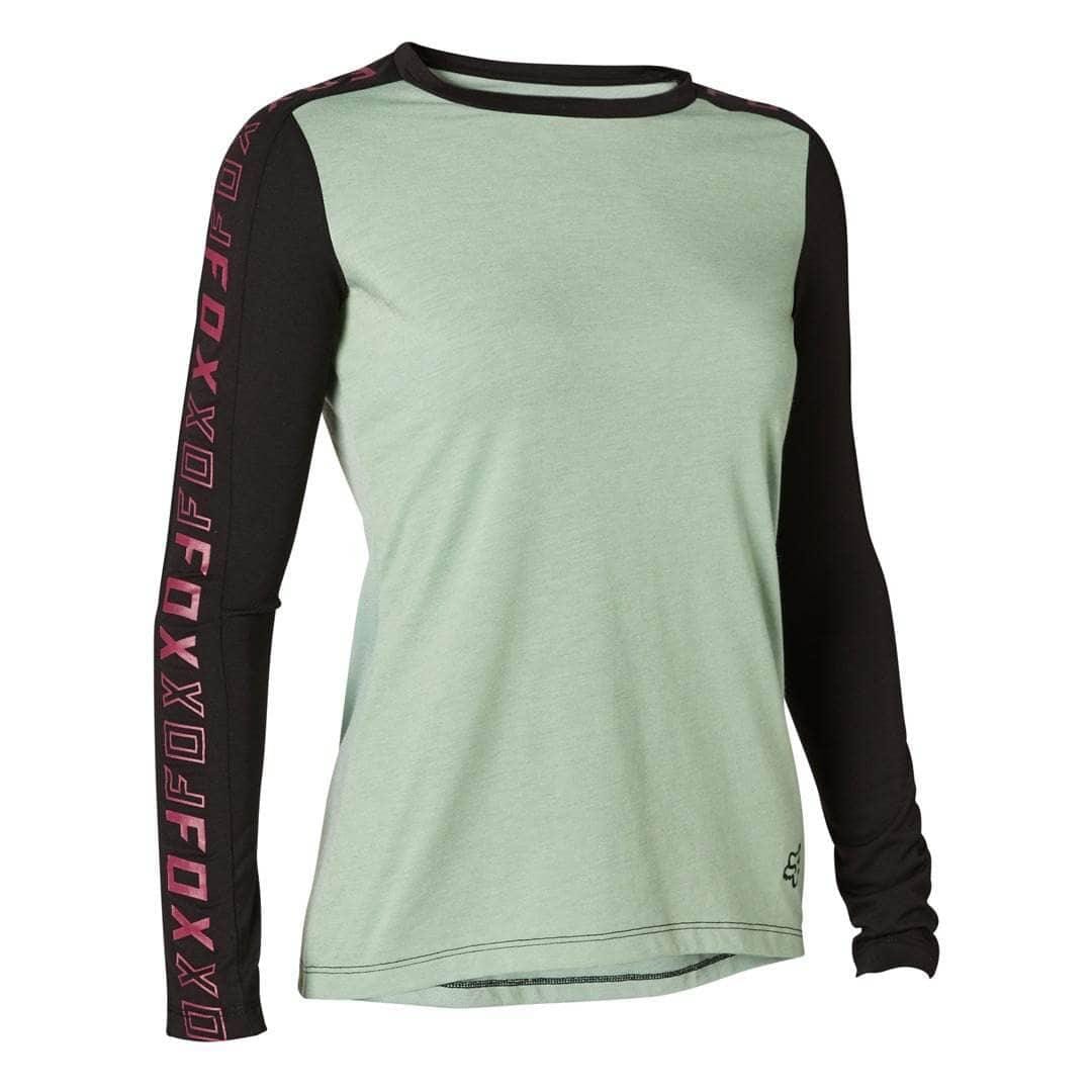 Fox Racing Women's Ranger DRIRELEASE LS Jersey Sage / XS Apparel - Clothing - Women's Jerseys - Mountain